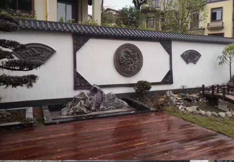 【树脂仿古围墙瓦】茂名树脂仿古围墙瓦 双面带脊围墙