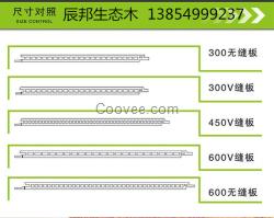 德州竹木纤维集成墙板600大板价格