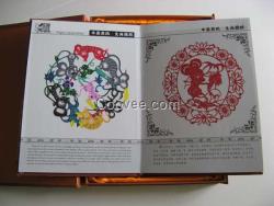 陜西文化特色禮品銷售 精美剪紙紀(jì)念冊(cè) 皮影禮品銷售