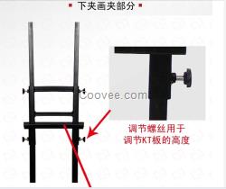 KT板展架 双面展架 金属材料 可调展架 立牌