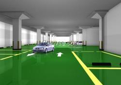 安陽環氧地坪廠家高清車牌識別系統車庫車位劃線