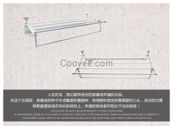 东莞太空铝毛巾架浴巾架生产厂家 五金卫浴置物架定制批发