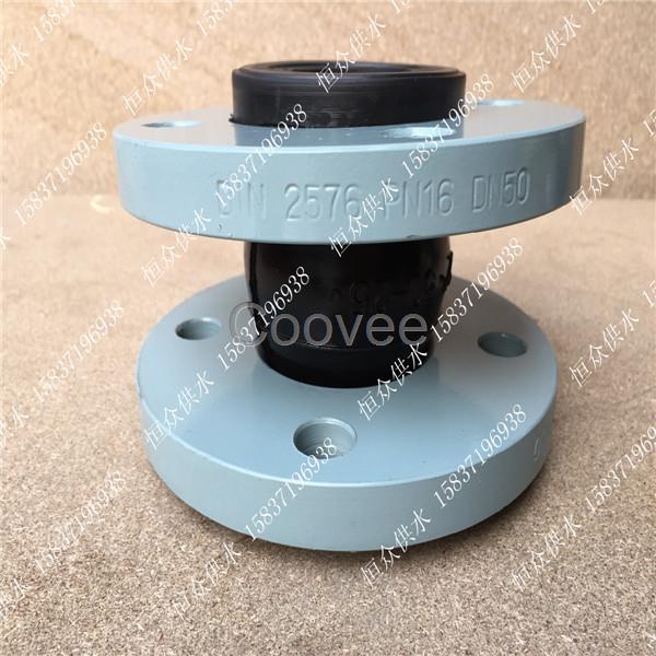 現(xiàn)貨供應(yīng)耐油耐磨橡膠軟接頭  白色橡膠軟連接 碳鋼法蘭連接