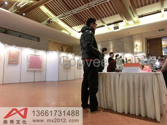 上海企业职工书画摄影展布置搭建