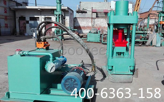 銘澤機械小型鋼屑壓塊機工作效率高