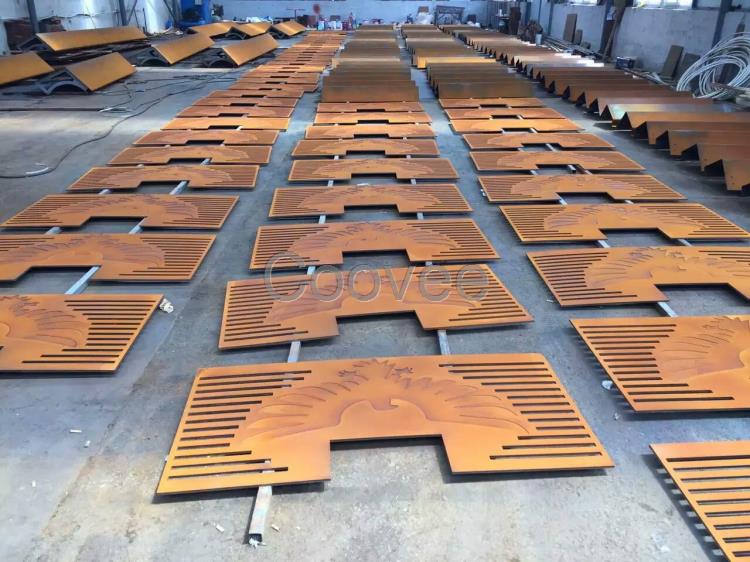 貴陽三角形花池加工-重慶銹蝕耐候鋼板