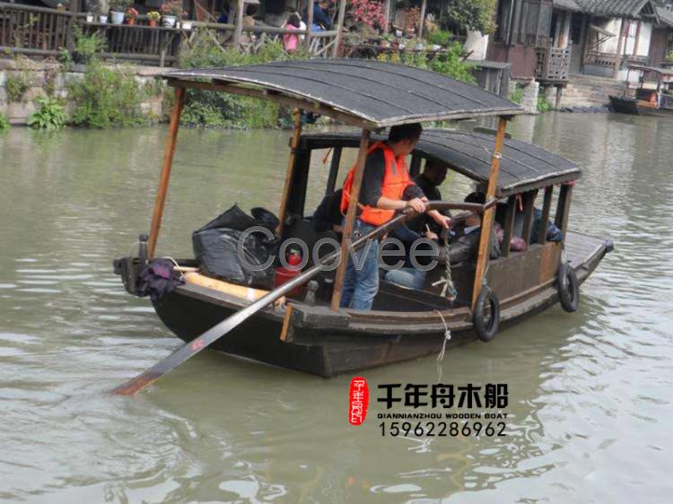 【摇橹船】手划摇橹船厂家水上餐饮娱乐休闲观光旅游载客木船