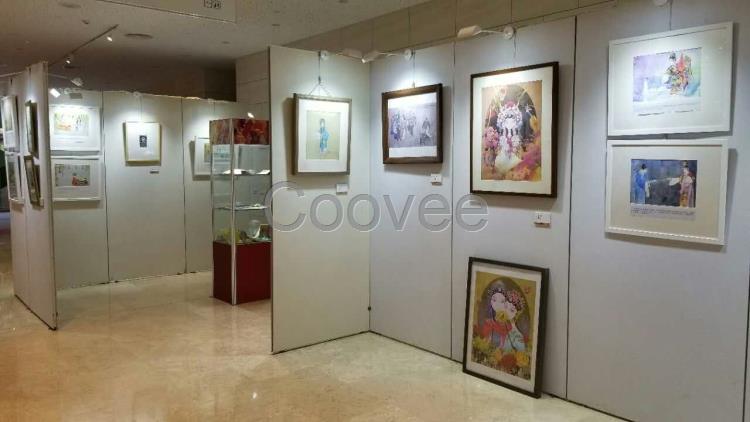 北京临时展墙移动无缝挂画展板租赁