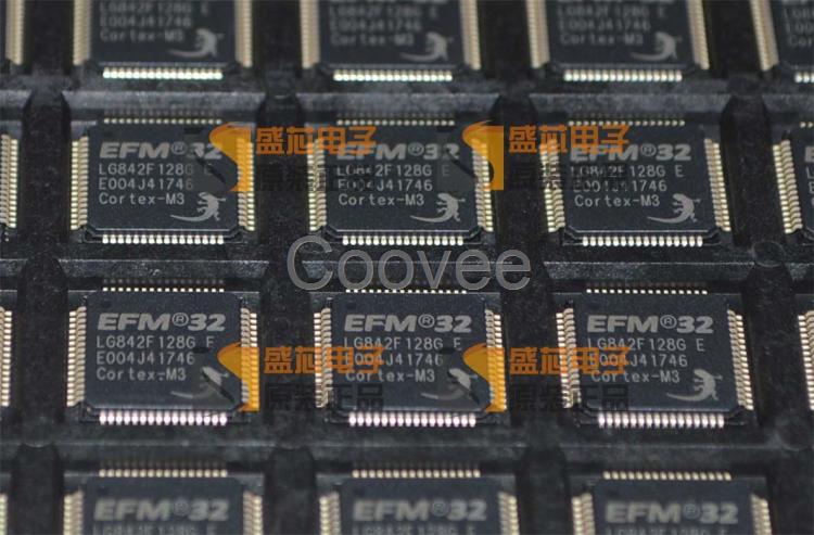 原裝EFM32LG842F128G-E-QFP64