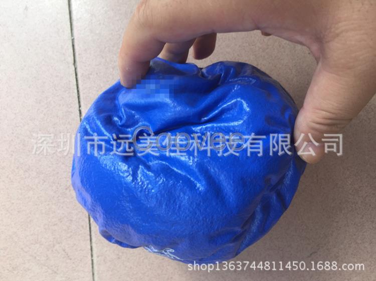 阿海綿帶皮球帶皮海綿球用途玩具