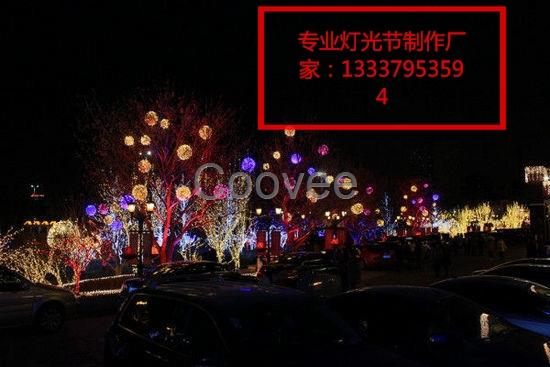 夢幻燈光節廠家制作夢幻燈光節造型布置