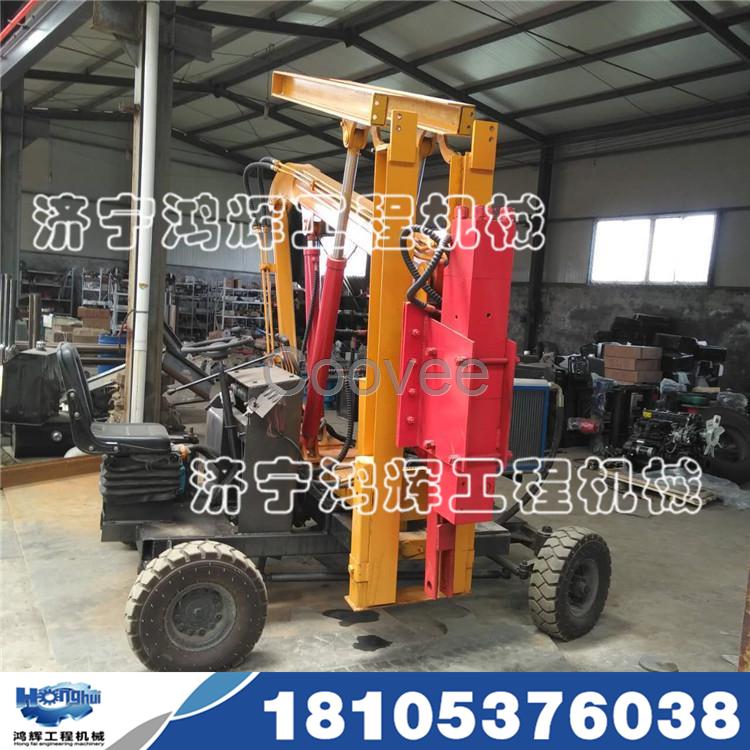 全液壓公路護欄打樁機公路護欄打鉆一體機護欄鉆孔機