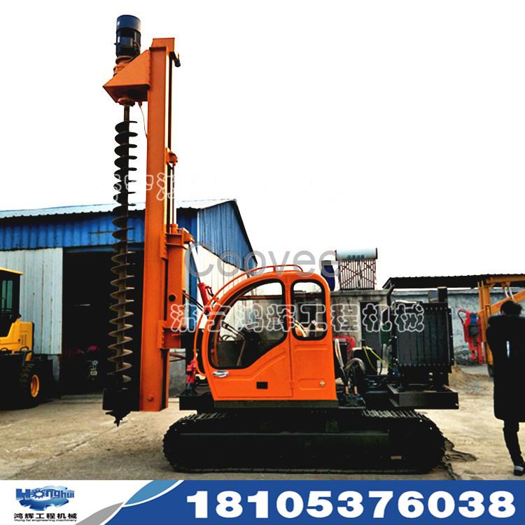 光伏打樁機履帶光伏打樁機光伏地樁打樁機光伏電打樁機