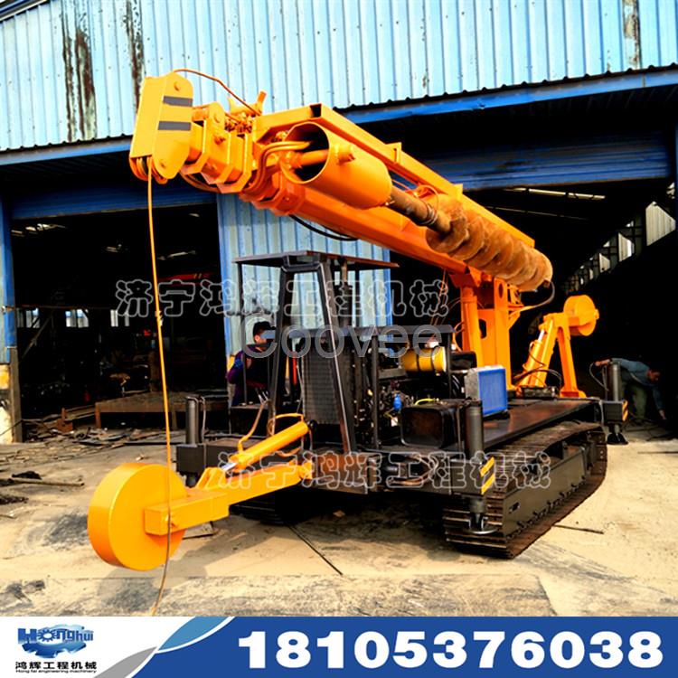 吊車挖坑一體機建筑工程地基打樁機農村建房吊打機道路路桿打坑機