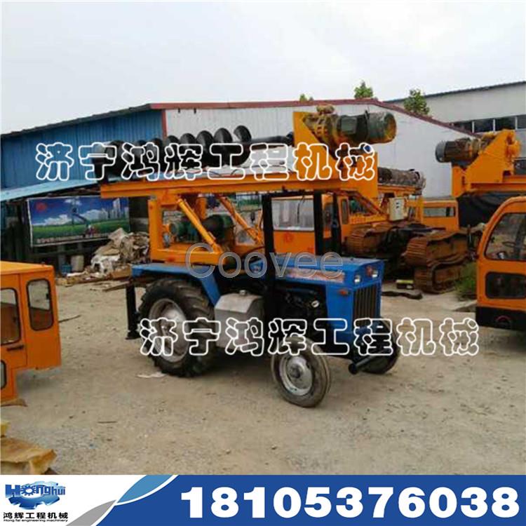 拖拉機打樁機凍土專用電線桿打樁機拖拉機挖坑機電線桿鉆孔機