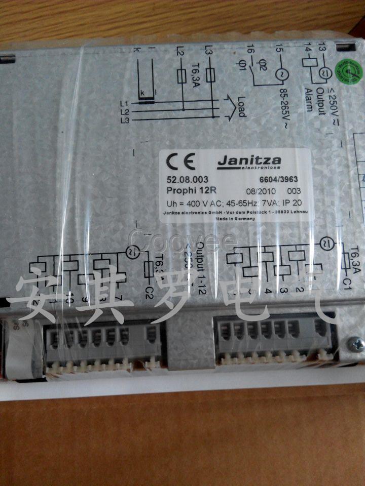 JANITZA捷尼查功率因数控制器PROPHI12R