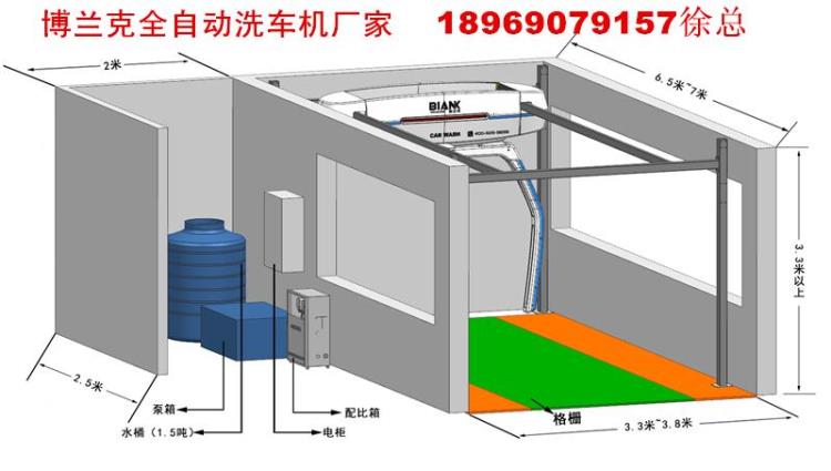 汽车美容连锁服务投入无接触洗车机无人洗车机