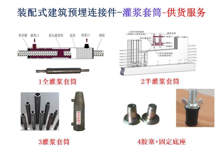 装配式建筑用钢筋连接用灌浆套筒生产厂家