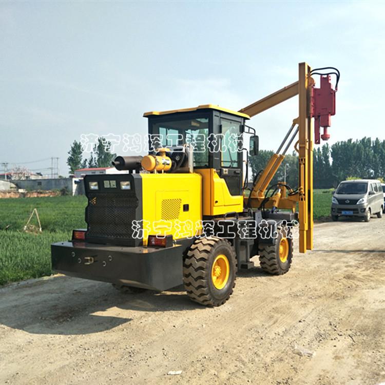 現(xiàn)貨直銷公路護(hù)欄鉆孔機(jī) 公路護(hù)欄打樁機(jī) 液壓護(hù)欄打樁機(jī)廠家