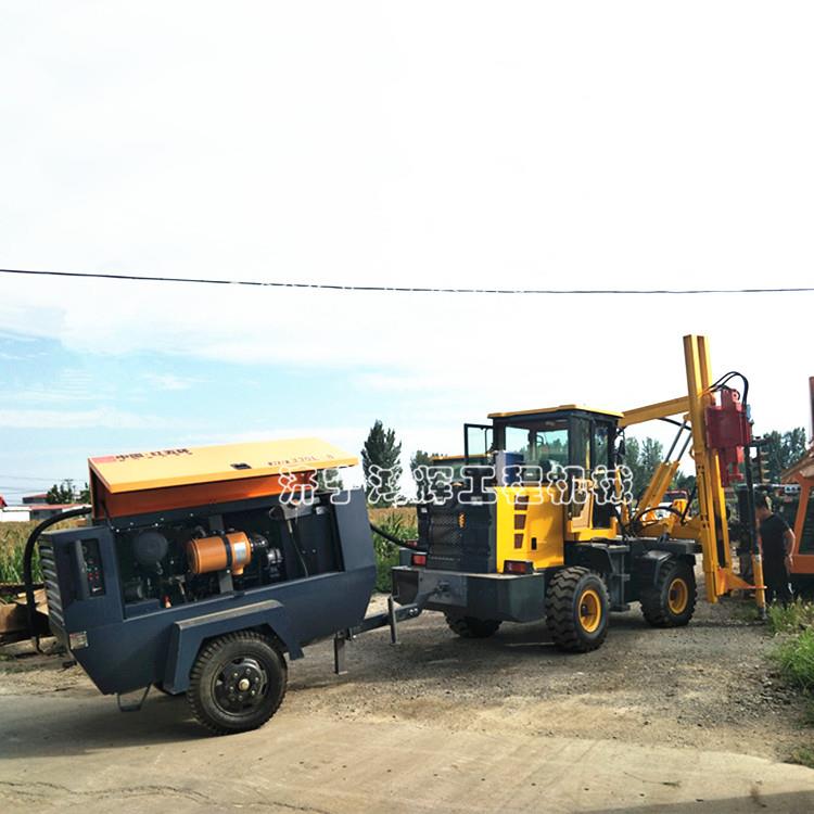 山地波形護欄打樁鉆孔機 公路護欄鉆孔機 公路護欄打樁機