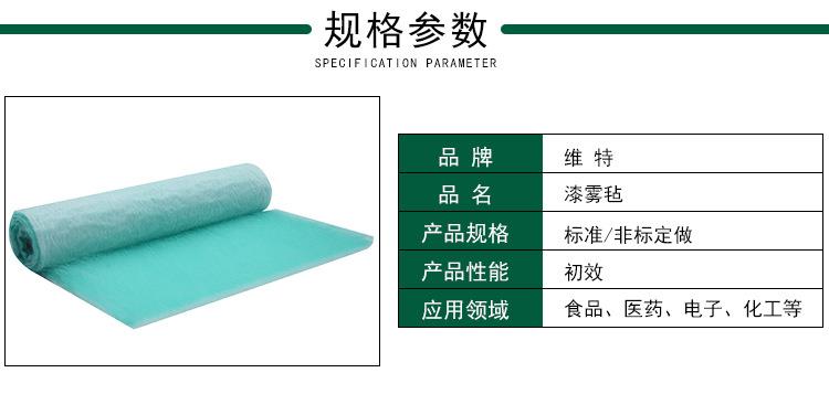 供应初效过滤器阻漆网漆雾毡玻纤棉白绿棉板式空调过滤网容尘大广