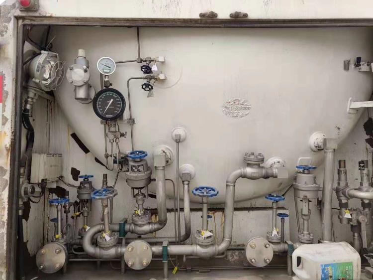 出售二手液化天然气运输车 lng槽车尾