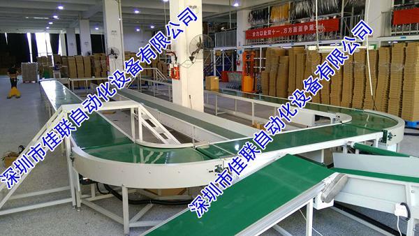 電商多層快遞分揀線多層流水線皮帶機