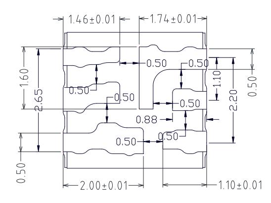 SMD3535内置芯片灯珠断点续传LED透明屏设备灯全彩跑马