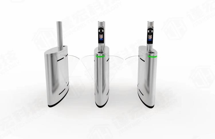 南京动态逆光人脸识别三辊闸摆闸翼闸 门禁考勤一体机
