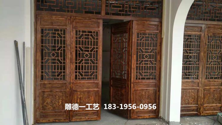 【仿古木门实木大门】仿古木门 仿古实木大门 中式仿古木门 仿古庭院