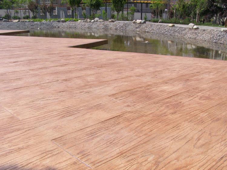 界首壓模地坪壓花地坪