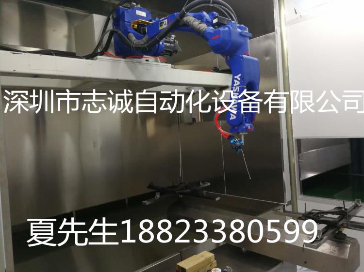 深圳恒温恒湿自动喷油设备 大疆无人机喷油生产线 机器人喷油线