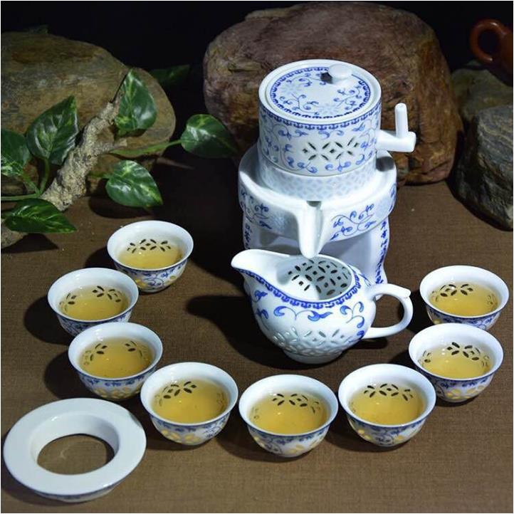 粉彩茶具 手工套装茶具 粉彩礼品茶具