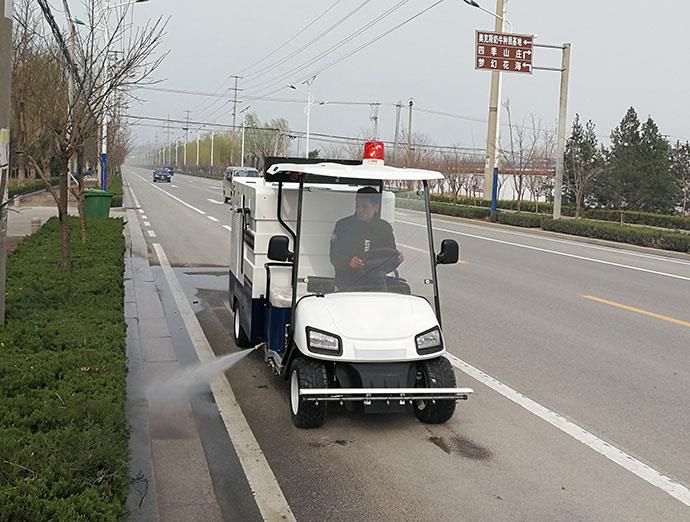 河南电动高压冲洗车 环卫人行道路面高压冲洗车