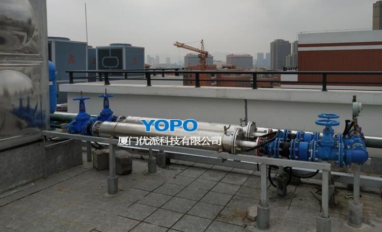 厂家直销YOPO变频不锈钢静音管中泵YPG-SP55-32