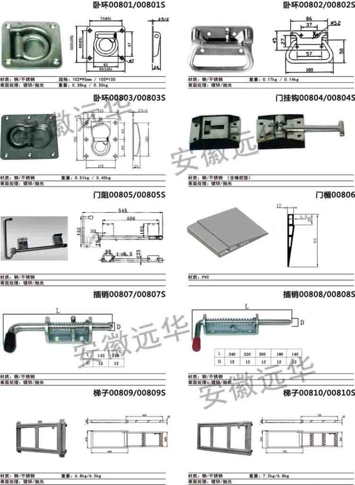 加大号特大号重型汽车防刮条防撞块