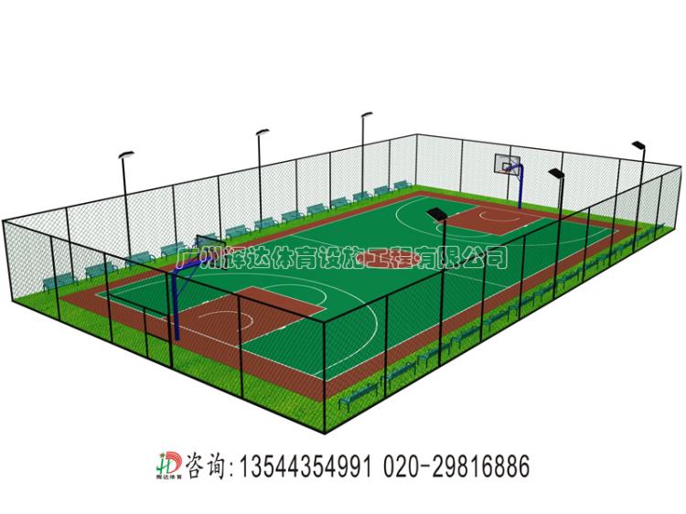 篮球场施工建设及篮球场工程建设厂家