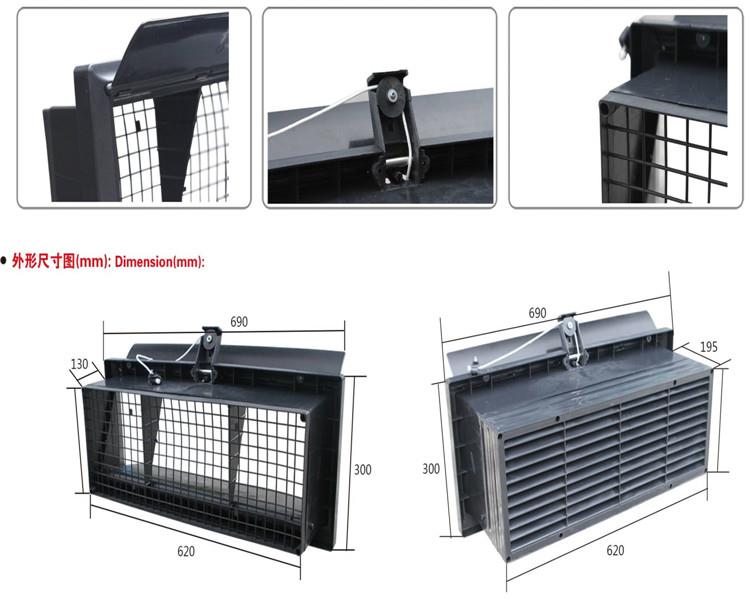 【鸡舍通风窗】鸡舍通风窗 鸡舍侧风窗 养鸡通风设备