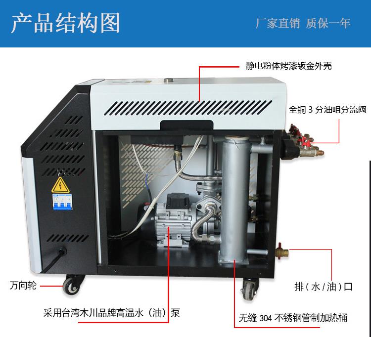 模温机模具温度自动恒温控温机12KW水式油式注塑机