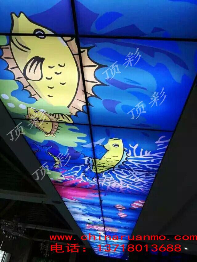 供应软膜天花柔性天花艺术天花