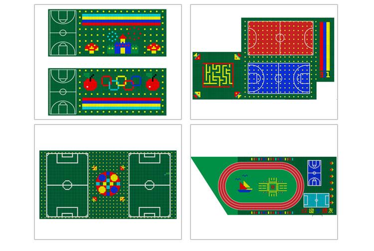 运动地板篮球场地板室外体育耐磨防滑悬浮拼装地垫地板