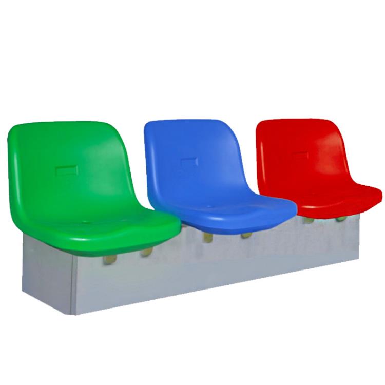 成都億洲體育場(chǎng)館看臺(tái)座椅yz-2600中空吹塑型