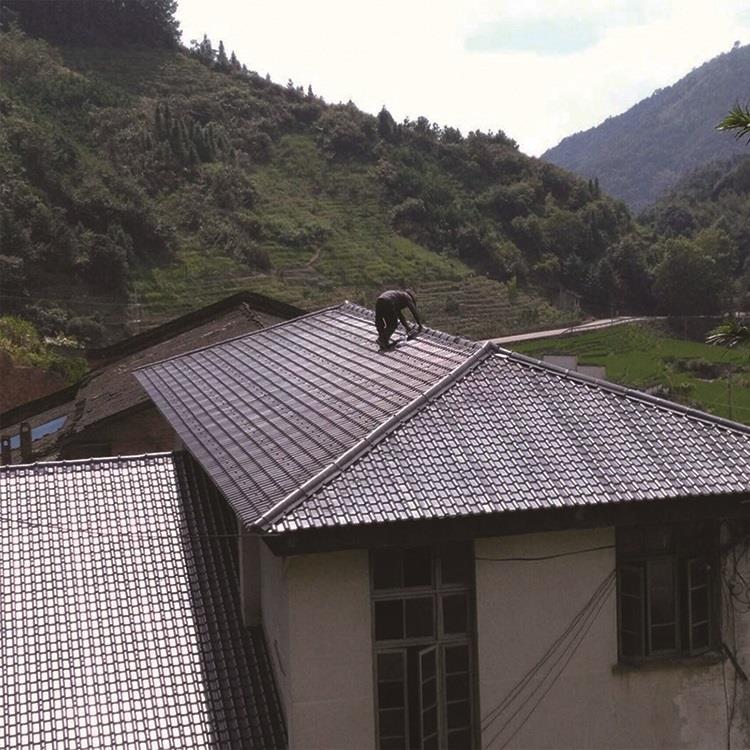 广州屋面瓦屋檐屋顶树脂瓦树脂琉璃瓦合成树脂瓦