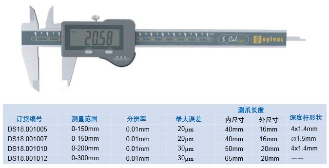 瑞士丹青sylvac数显卡尺