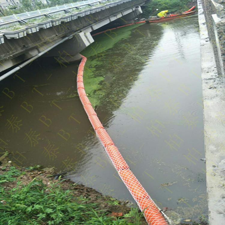 海岸拦污浮筒浮漂物拦截挡油浮排生产厂家