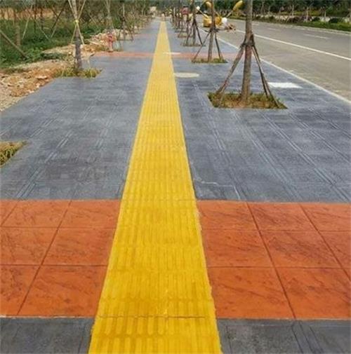 【路面压纹】园林 步行街路面压纹地坪 混凝土表层印纹纹理