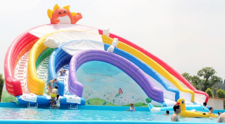 【冰雪世界水上乐园】华予游乐移动水上乐园热销新品冰雪世界水上乐园