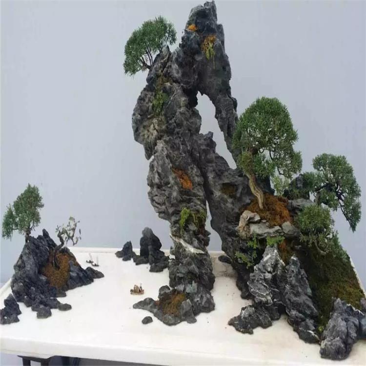 广东青龙石 小英石产地直销 盆景假山石 鱼缸水族造景石