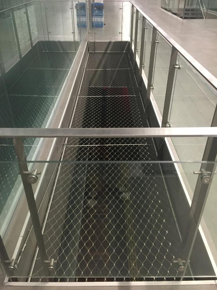 【防坠网】聚隆定制不锈钢绳防坠网 拦截高空坠落物防护网