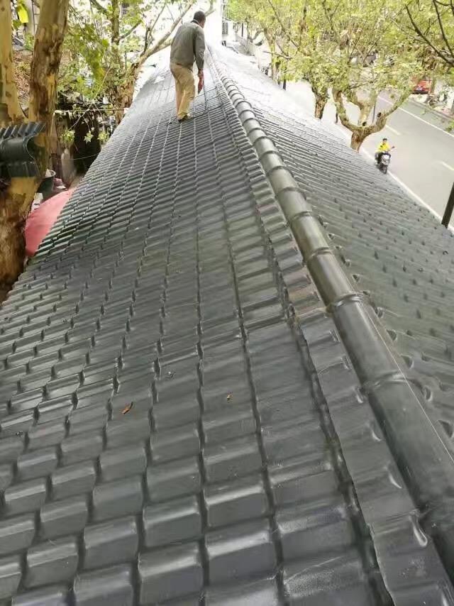 【雕花屋檐瓦合成树脂瓦】湖北雕花屋檐瓦合成树脂瓦琉璃瓦屋面瓦雨棚